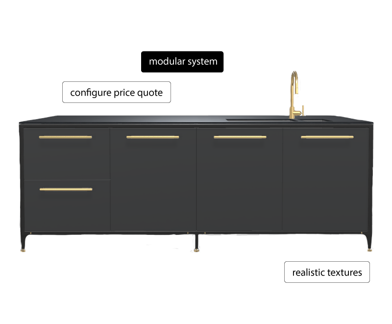 configure kitchen modules